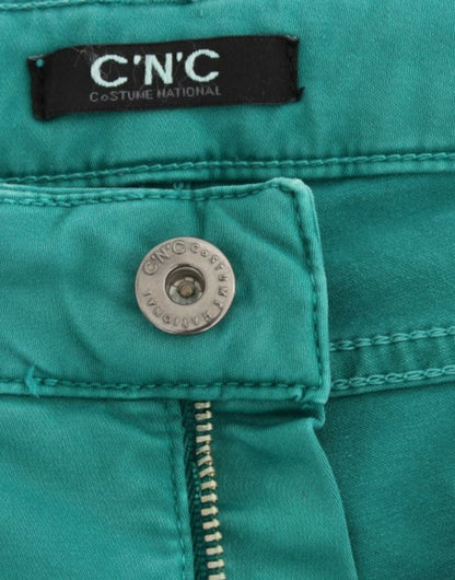 Jeans a gamba dritta verdi Costume National