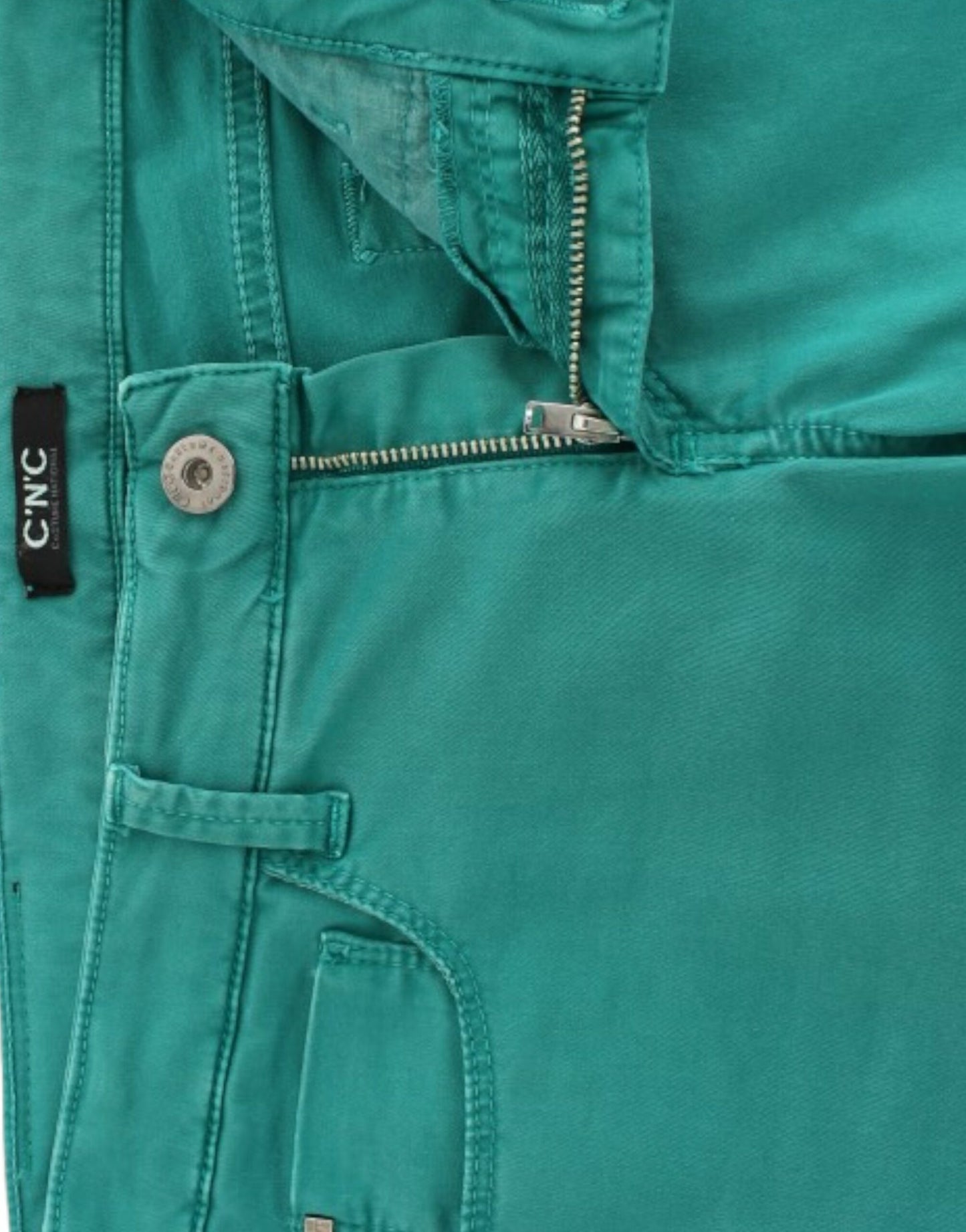 Jeans a gamba dritta verdi Costume National