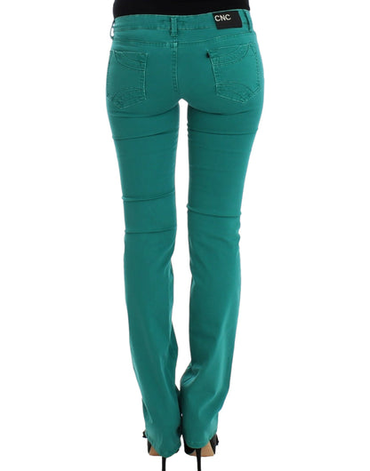 Jeans a gamba dritta verdi Costume National