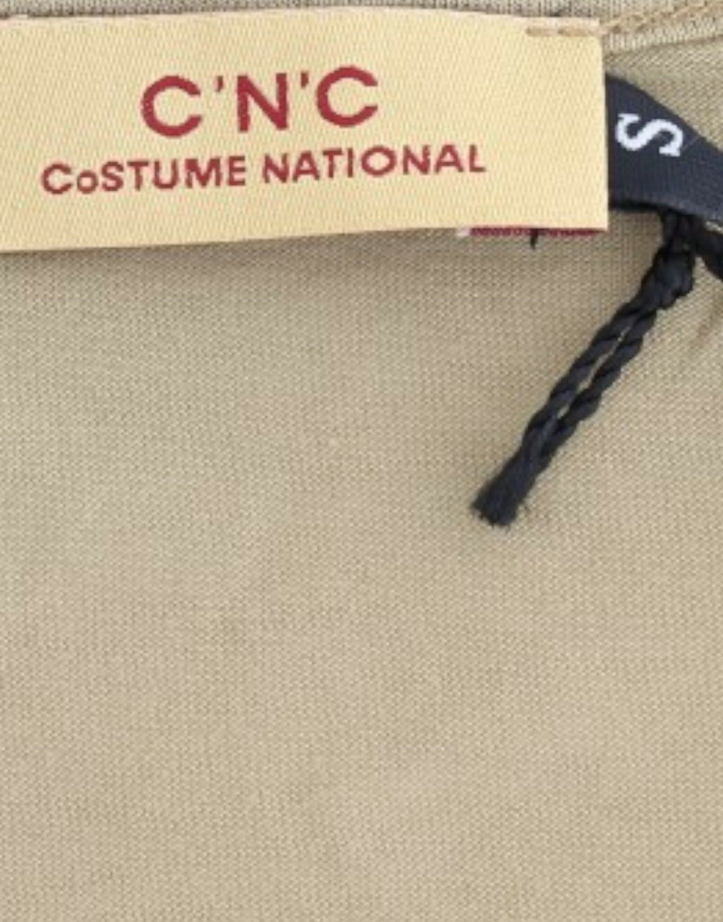 Maglietta a maniche corte con stampa verde Costume National