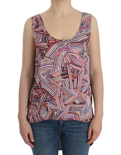 Top senza maniche multicolore Costume National