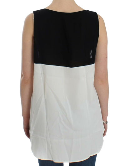 Top senza maniche bianco Costume National