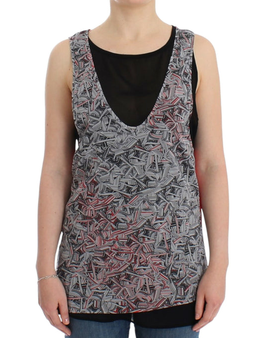 Top senza maniche nero Costume National