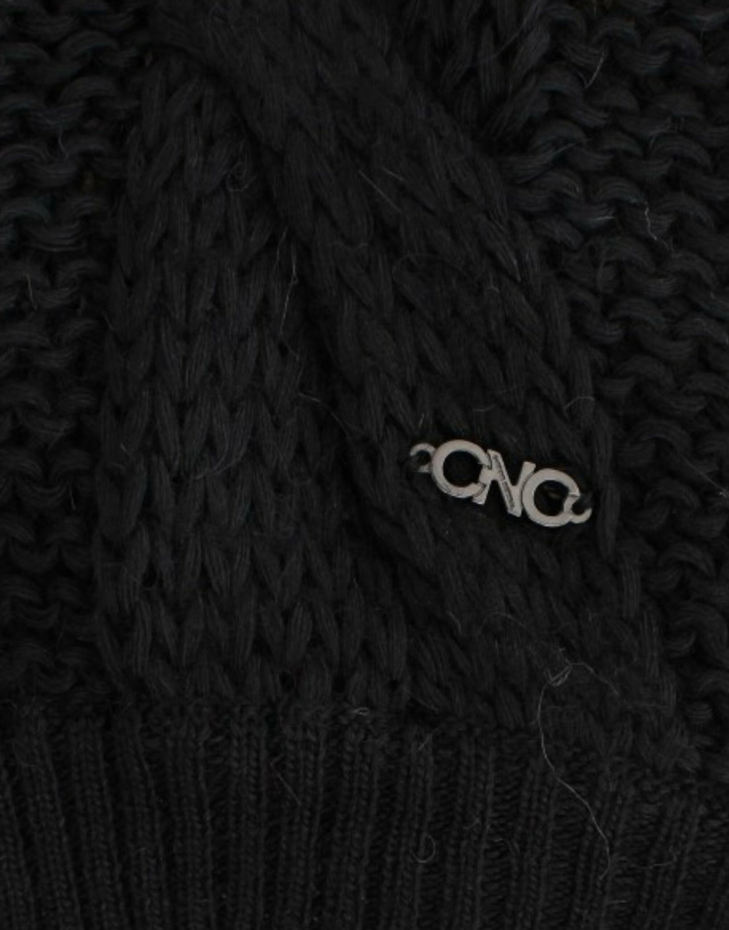 Cardigan lavorato a maglia senza maniche nero Costume National