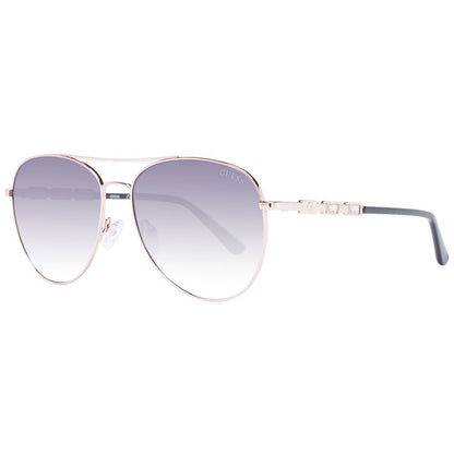 Occhiali da sole Guss in metallo oro rosa