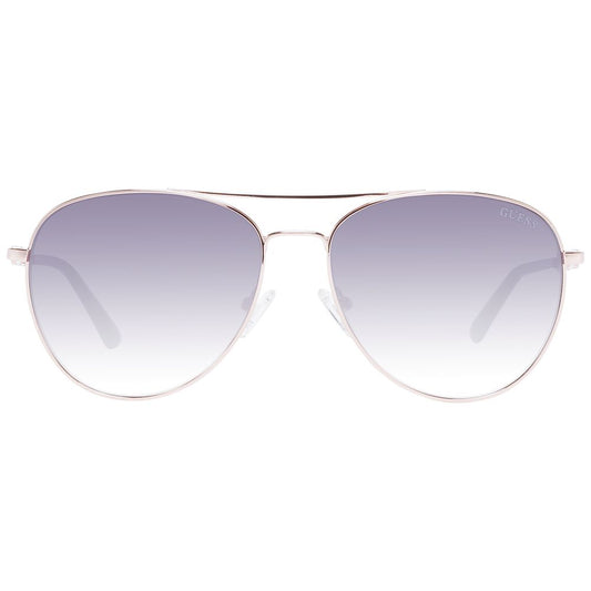 Occhiali da sole Guss in metallo oro rosa