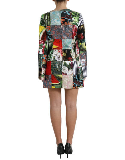 Dolce &amp; Gabbana Mini abito patchwork floreale multicolore