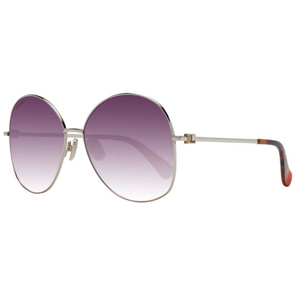 Occhiali da sole Max Mara in metallo dorato