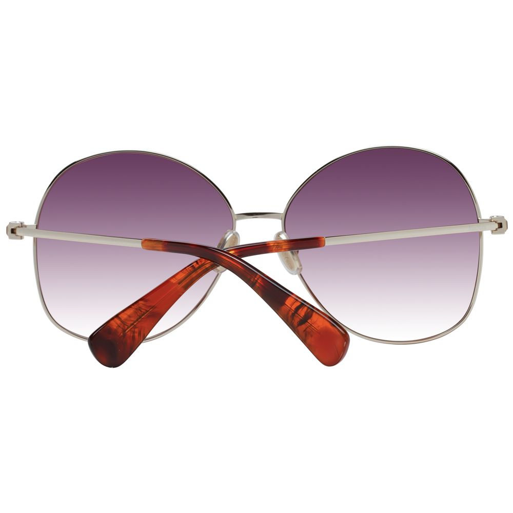 Occhiali da sole Max Mara in metallo dorato