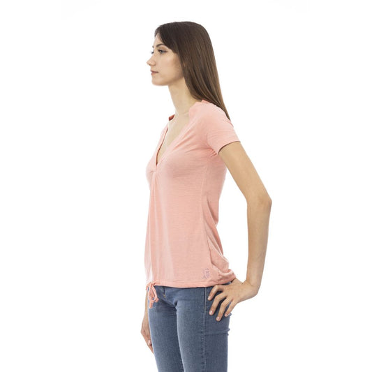 T-shirt da donna in cotone multicolore Trussardi Action