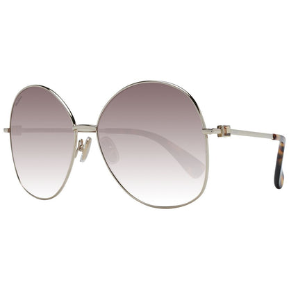 Occhiali da sole Max Mara in metallo dorato