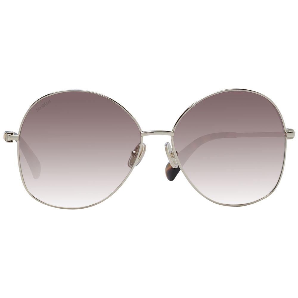 Occhiali da sole Max Mara in metallo dorato