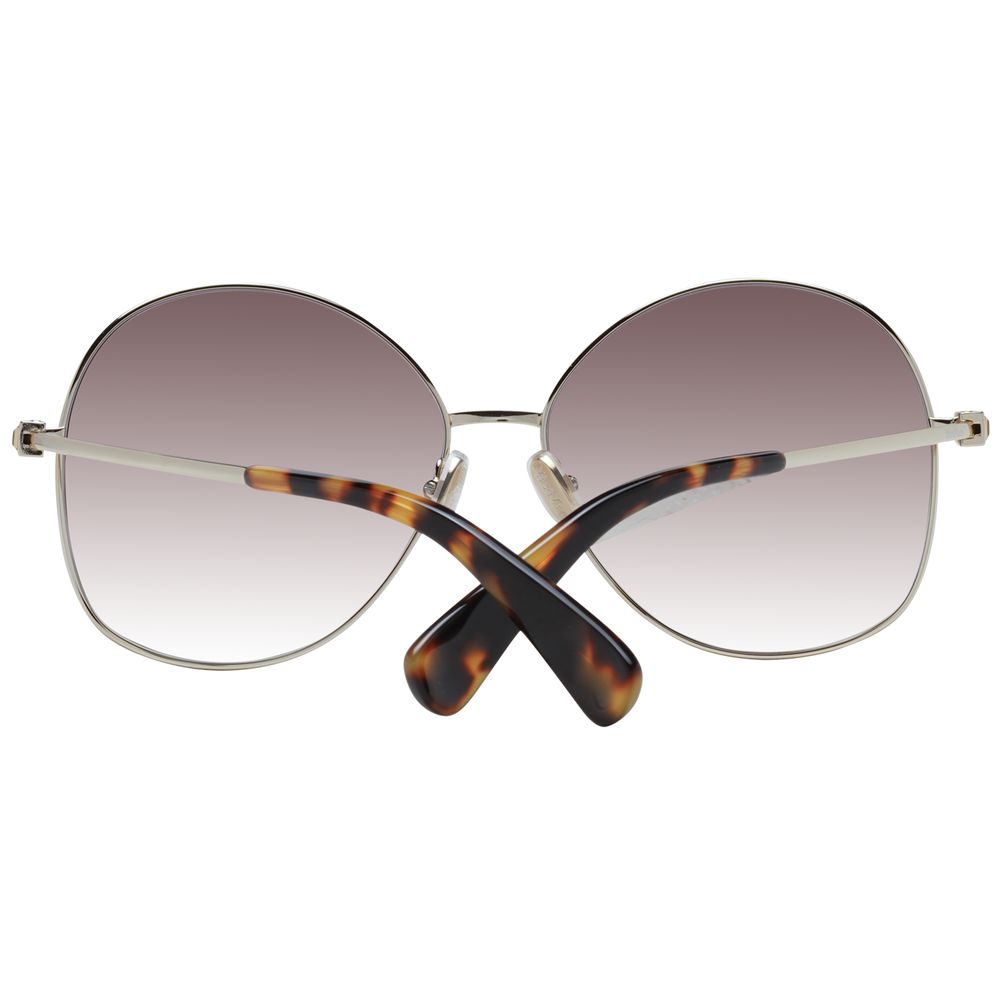 Occhiali da sole Max Mara in metallo dorato
