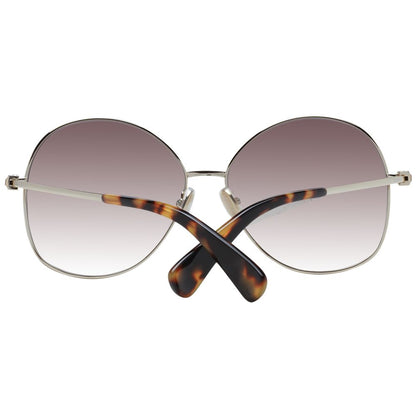 Occhiali da sole Max Mara in metallo dorato