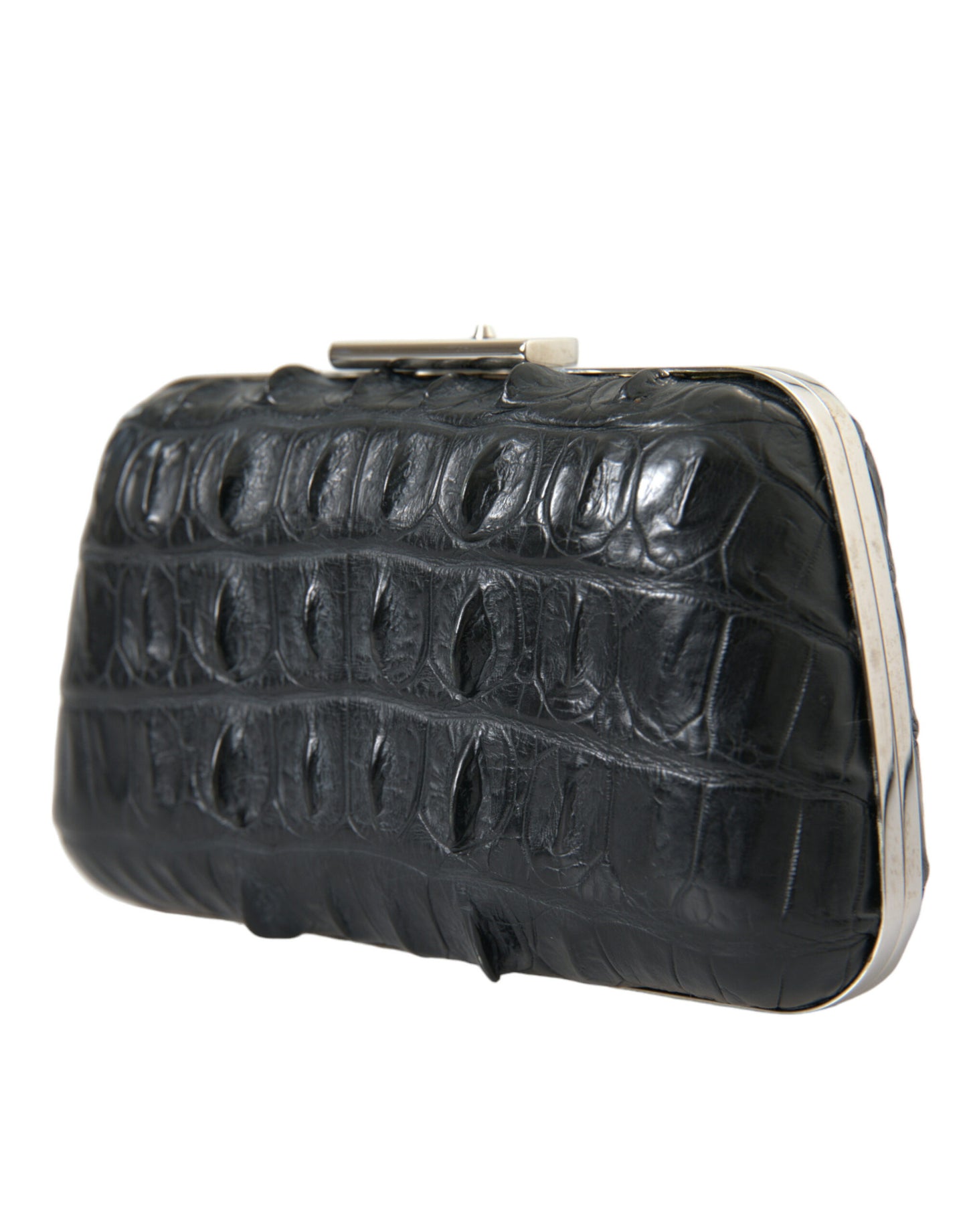Borsa a tracolla Balenciaga in pelle esotica nera