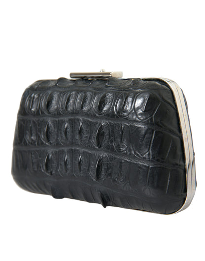 Borsa a tracolla Balenciaga in pelle esotica nera