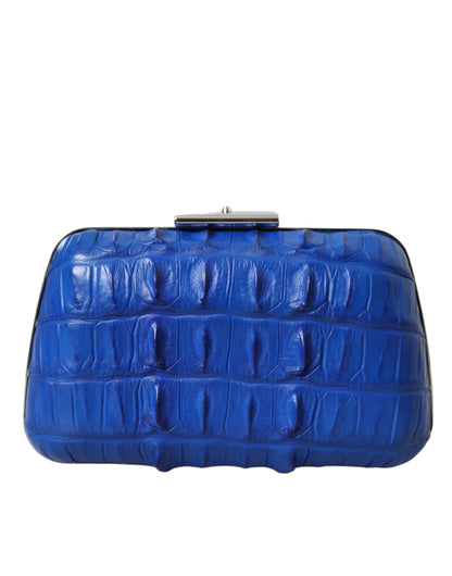 Borsa a tracolla Balenciaga in pelle esotica blu