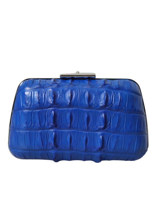 Borsa a tracolla Balenciaga in pelle esotica blu