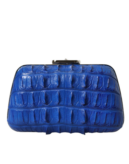 Borsa a tracolla Balenciaga in pelle esotica blu