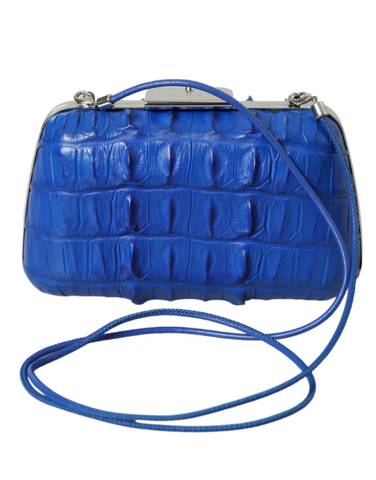 Borsa a tracolla Balenciaga in pelle esotica blu
