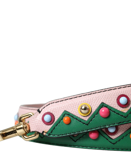 Tracolla per borsa in pelle rosa Dolce &amp; Gabbana