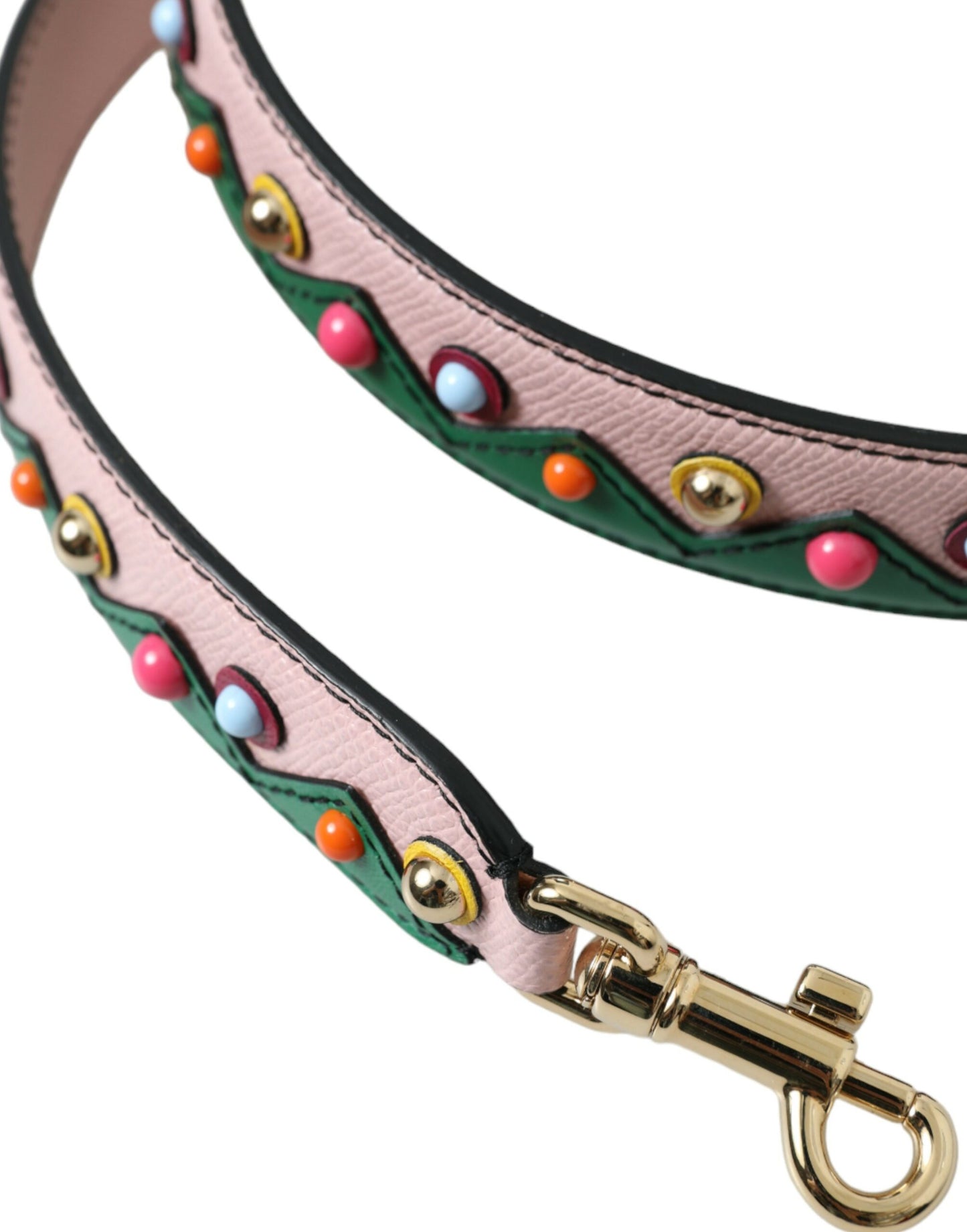 Tracolla per borsa in pelle rosa Dolce &amp; Gabbana