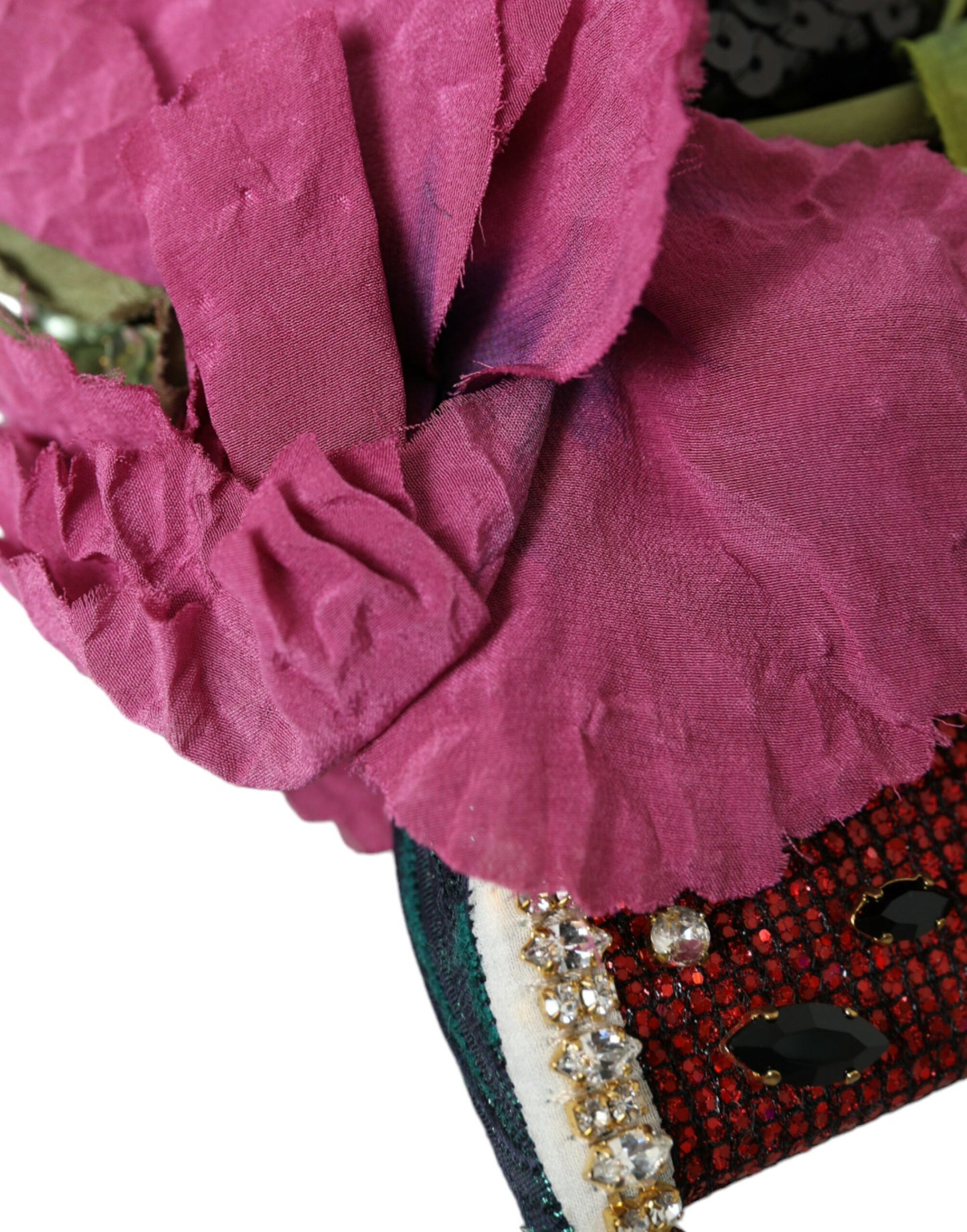 Dolce &amp; Gabbana - Diadema con cristalli e cerchietto rosso anguria e ciliegia