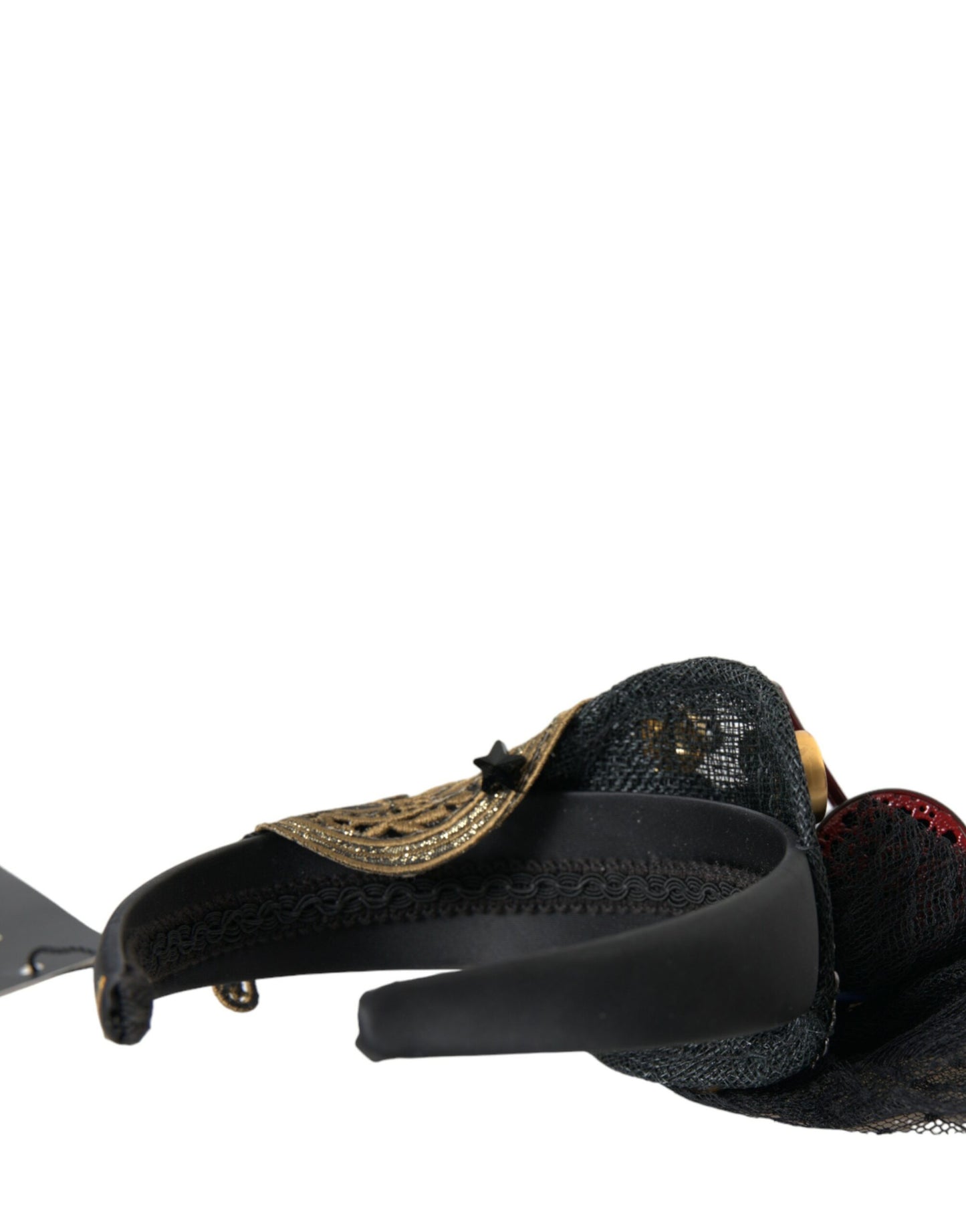 Dolce &amp; Gabbana Multicolor Missile Rocket Crystal Stars Headband Diadema