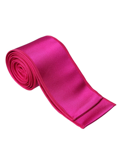 Cintura da donna in seta rosa fucsia Dolce &amp; Gabbana