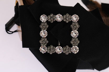 Dolce &amp; Gabbana Clear Crystal Brown Hair Band