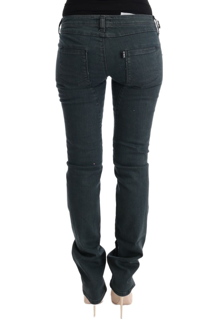 Jeans superslim in cotone grigio Costume National