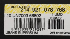 Jeans superslim in cotone grigio Costume National