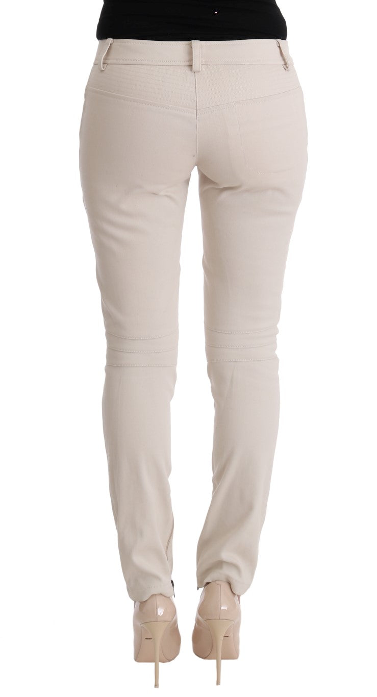 Jeans casual slim fit Ermanno Scervino bianchi