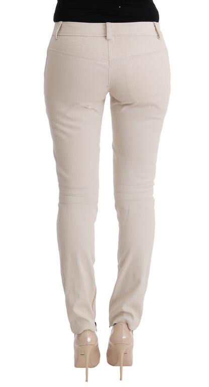 Jeans casual slim fit Ermanno Scervino bianchi
