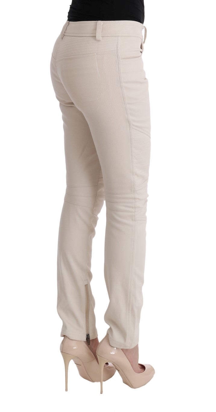 Jeans casual slim fit Ermanno Scervino bianchi