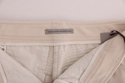 Jeans casual slim fit Ermanno Scervino bianchi