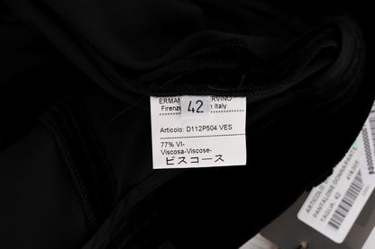 Pantaloni slim fit Ermanno Scervino in velluto nero