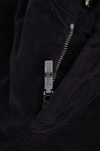 Pantaloni casual cropped Ermanno Scervino in cotone marrone