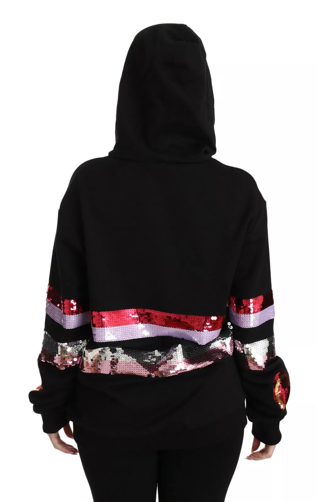 Dolce &amp; Gabbana DG Maglione con cappuccio e paillettes
