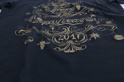 T-shirt Dolce &amp; Gabbana in cotone verde 2017 con motivo