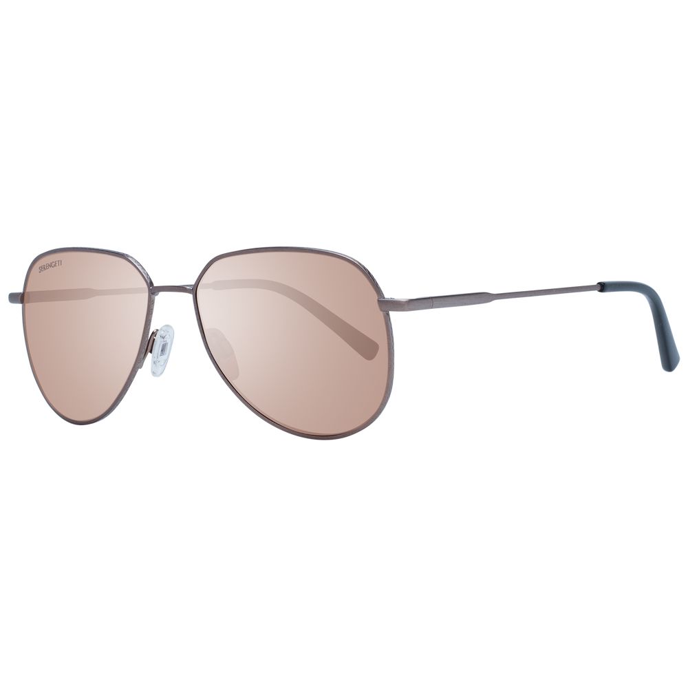 Occhiali da sole in metallo bronzo Serengeti