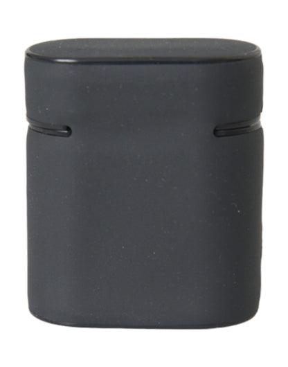 Custodia per Airpods in silicone con logo in rilievo Dolce &amp; Gabbana nero e bianco
