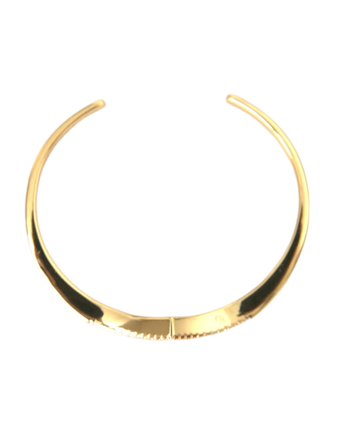 Bracciale Nialaya Arched Wing Cuff Skyfall in oro e zirconi cubici 925
