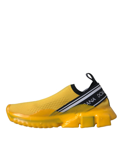 Dolce &amp; Gabbana Sneakers Sorrento gialle slip-on da donna