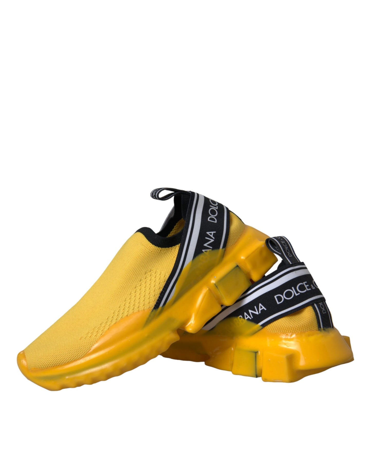 Dolce &amp; Gabbana Sneakers Sorrento gialle slip-on da donna