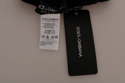 Calze elasticizzate in seta e cashmere nero Dolce &amp; Gabbana
