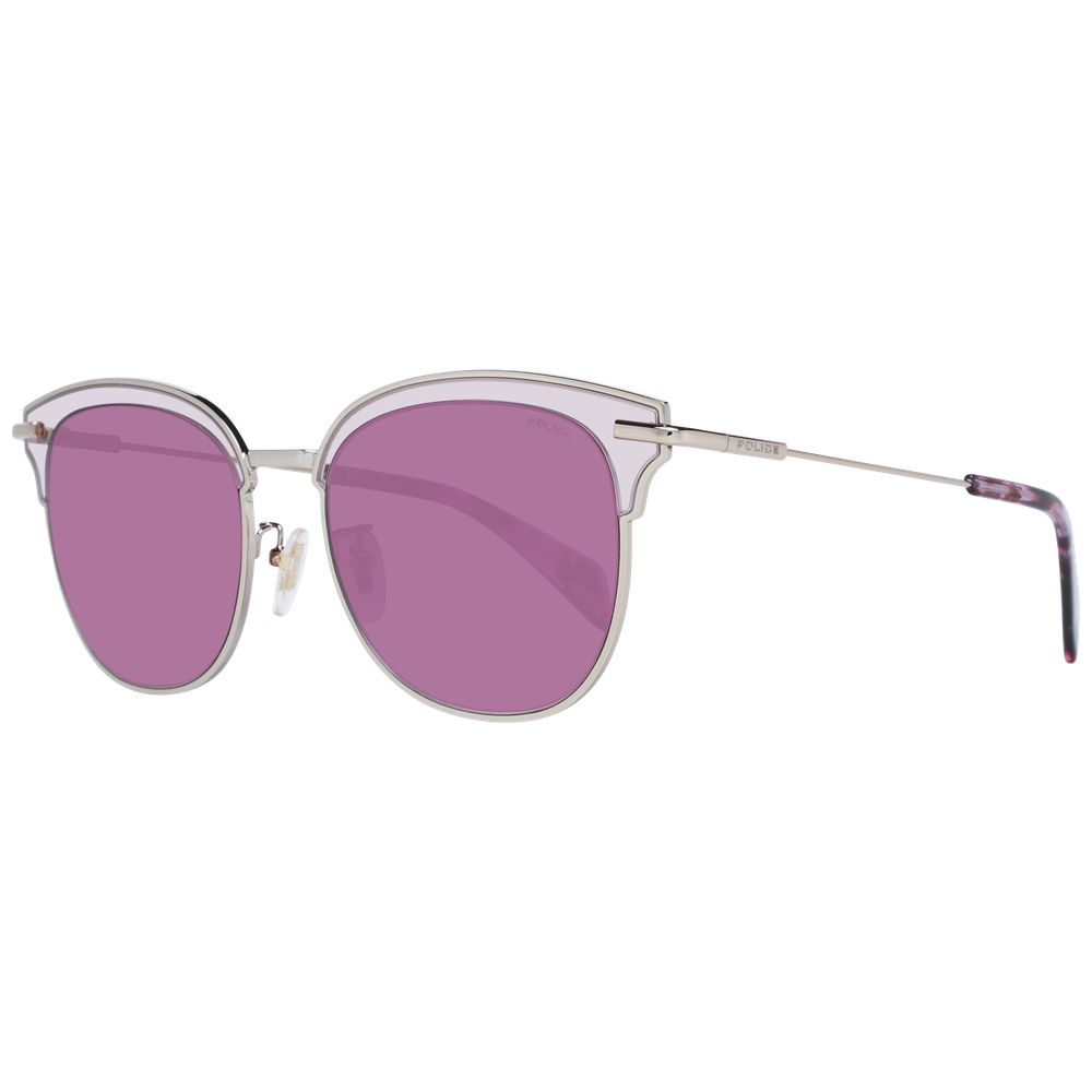 Occhiali da sole Police in metallo e plastica color bordeaux