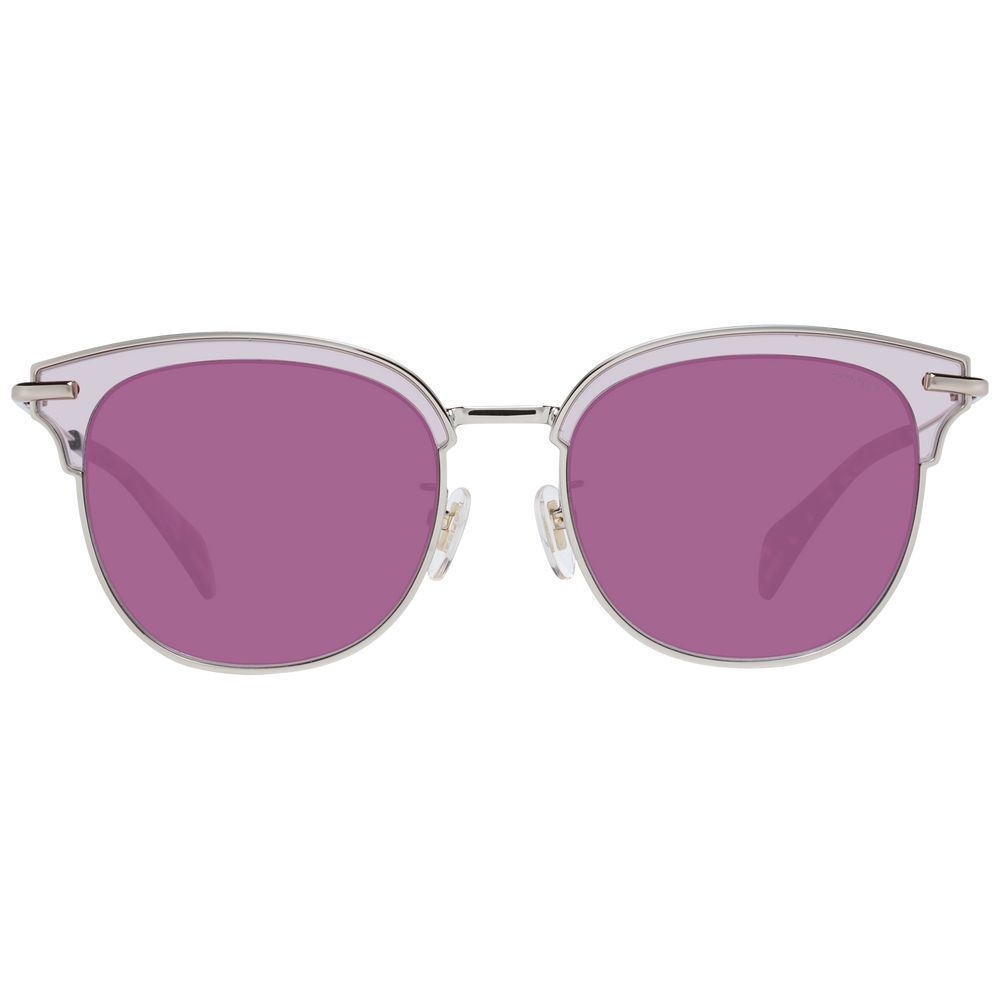 Occhiali da sole Police in metallo e plastica color bordeaux