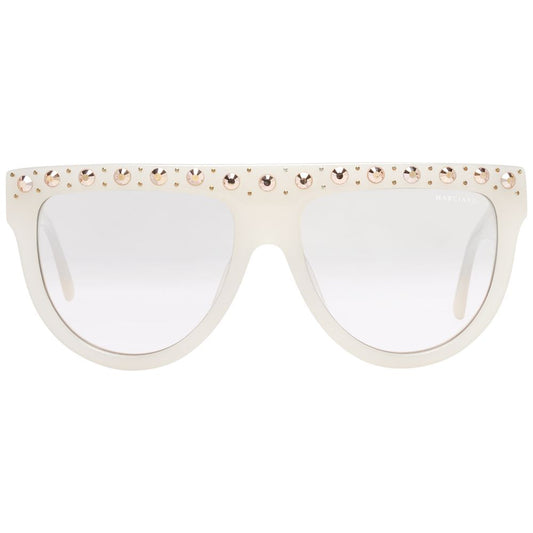 Occhiali da sole in plastica bianca Marciano by Guess