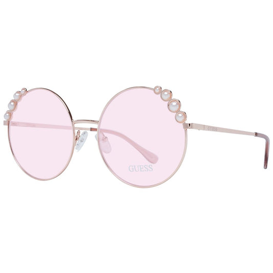 Occhiali da sole Guss in metallo oro rosa